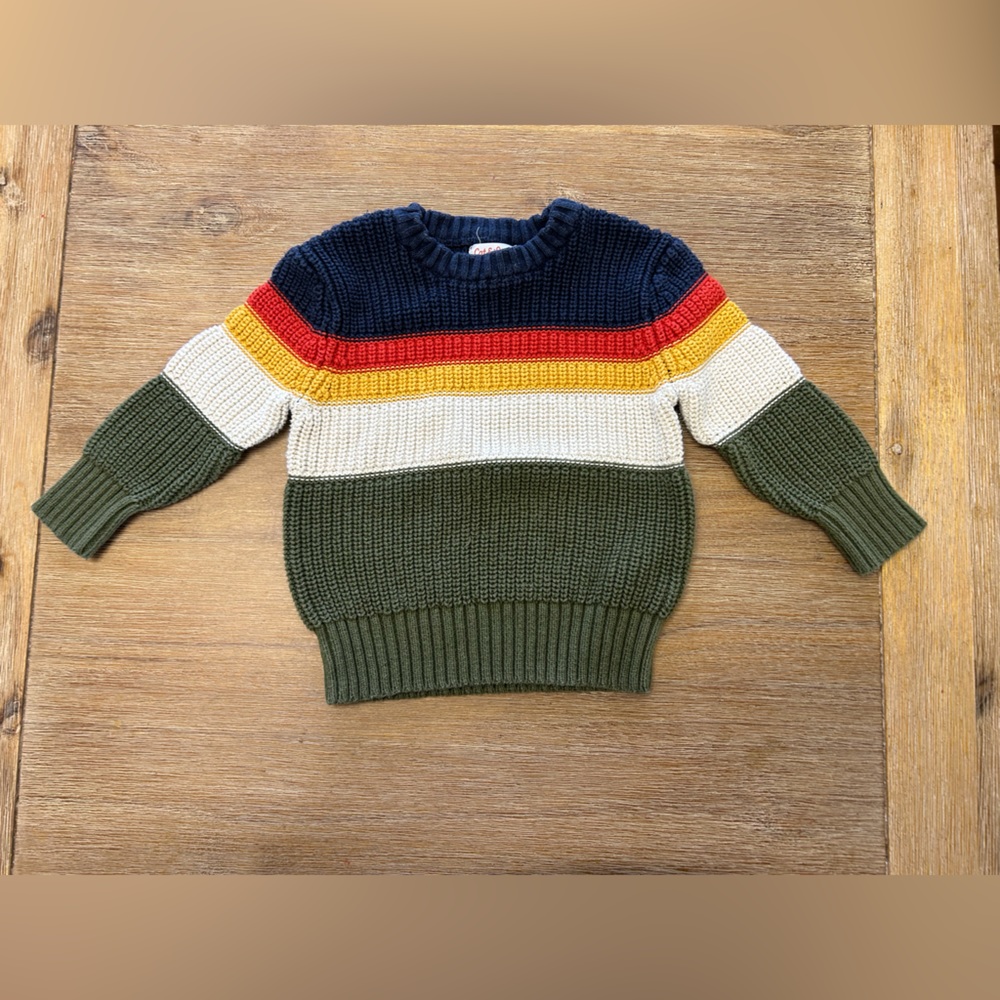 Cat & Jack Cotton Knit Sweater - 18 Months